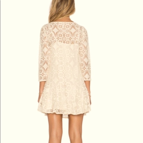 Free People Lace Mini Dress - Picture 2 of 6
